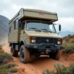 Tatra 813 Wohnmobil im Offroad-Abenteuer