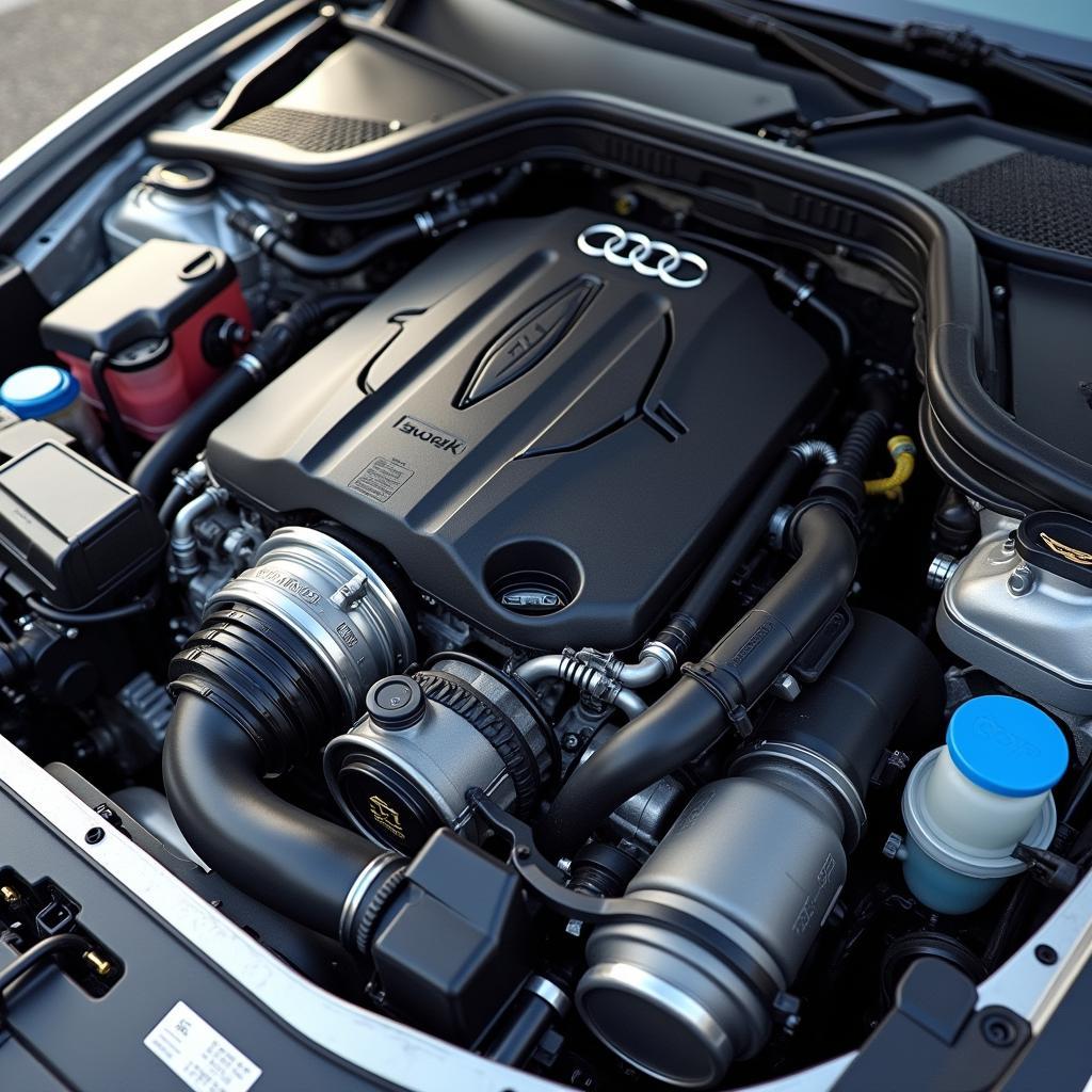 Motor des Audi S5 Cabrio