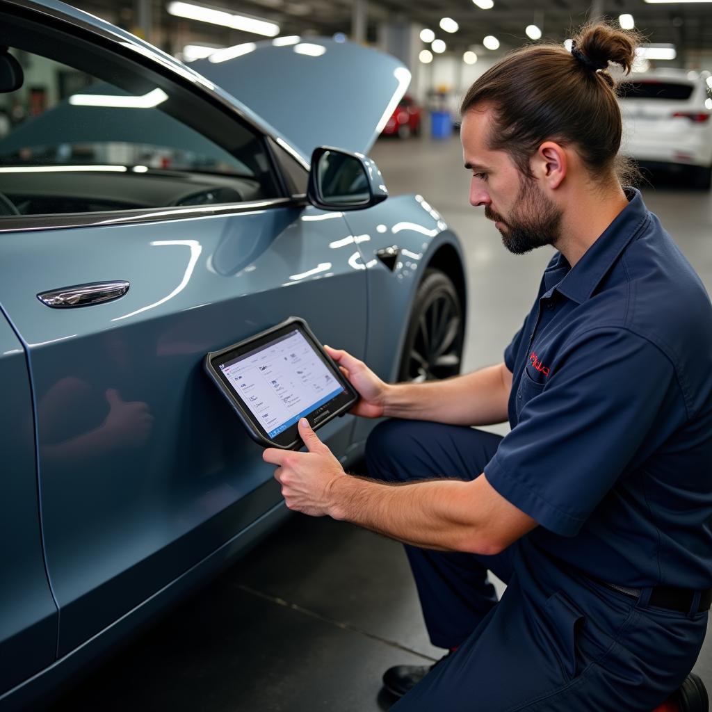 Tesla Model 3 Long Range Wartung und Diagnose