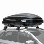 Thule Trip XL Black Glossy Montage auf Dachträger