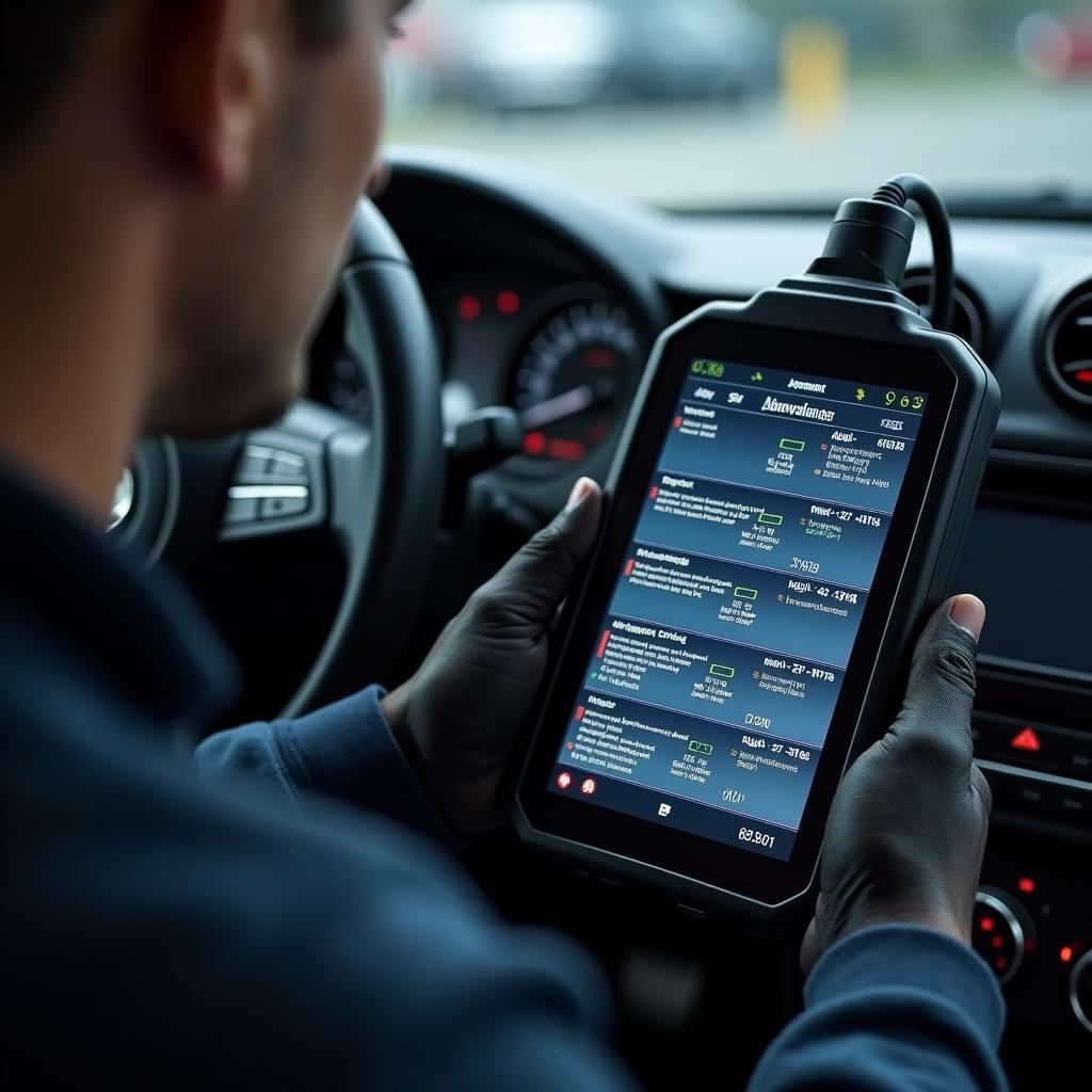 Moderne Autodiagnose mit fortschrittlicher Technologie