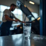 Silberionen im Trinkwasser in der KFZ-Werkstatt