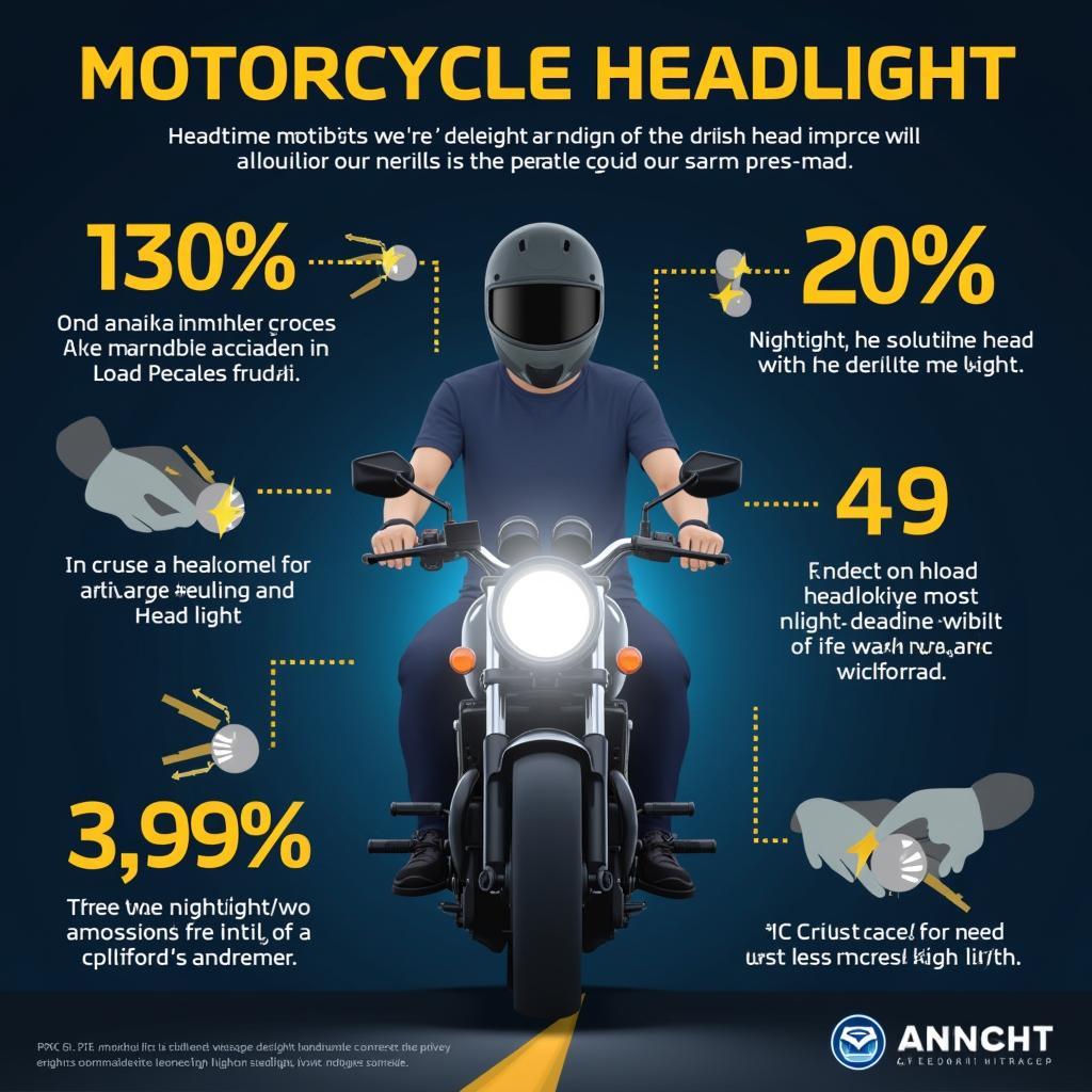 Universal Scheinwerfer Motorrad Sicherheit