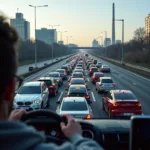 Verkehrslage in Hamburg: Stau