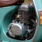 Vespa Motor mit Ölfilter