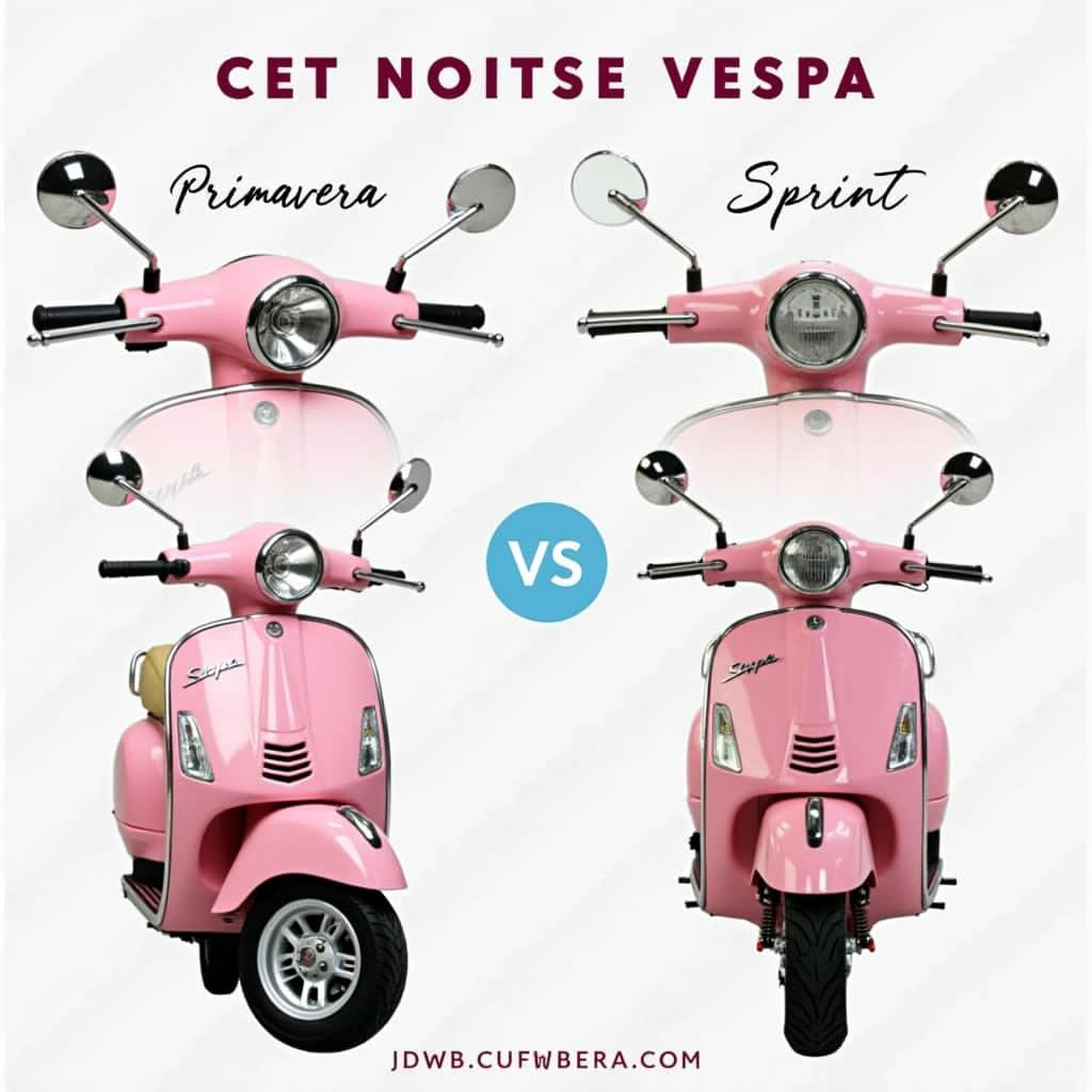 Vespa Rosa Modelle Vergleich