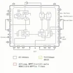 Victron MPPT 75/15 Schaltplan Übersicht