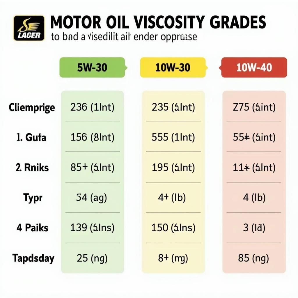 Viskositätsklassen Motoröl Vergleich