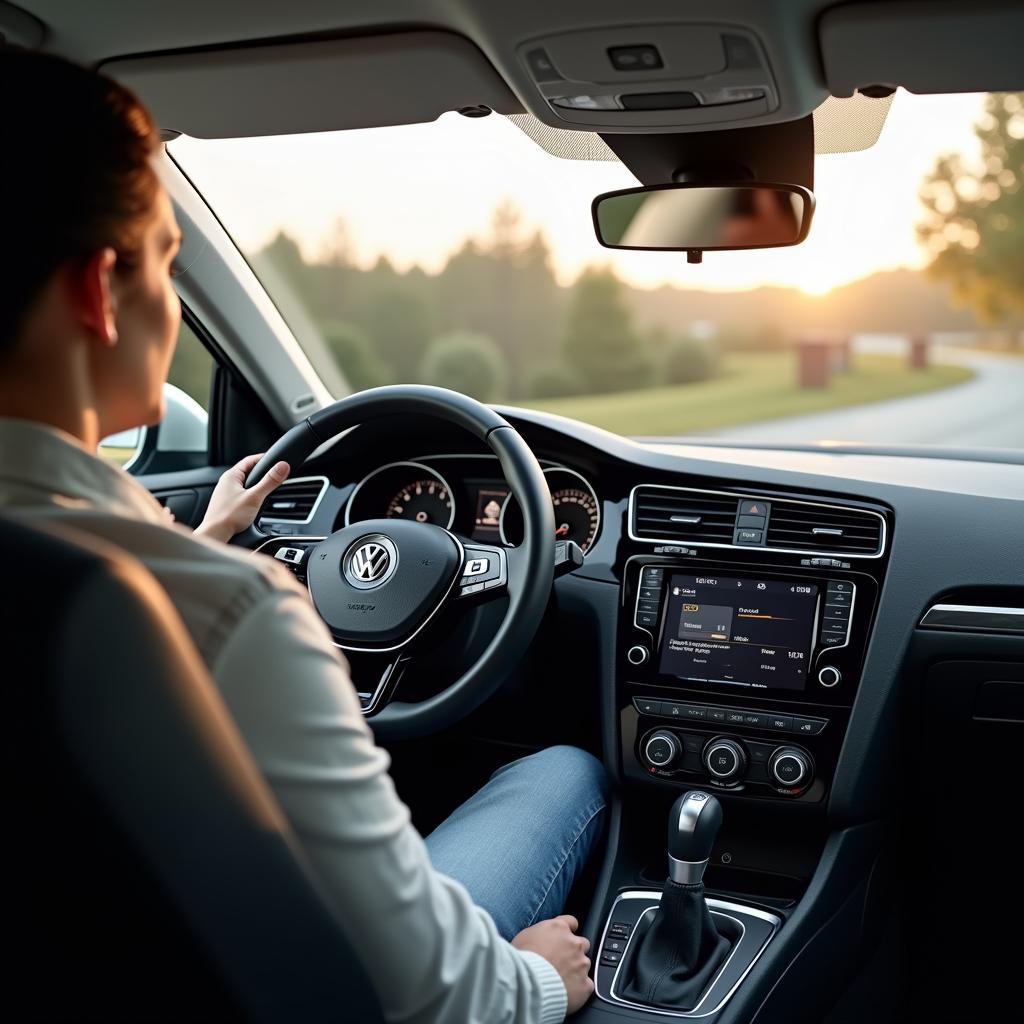 Fahrerlebnis im Volkswagen Golf Move: Komfort, Dynamik und moderne Technologien.