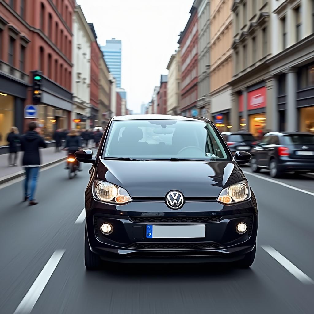 Volkswagen Up! Test in der Stadt