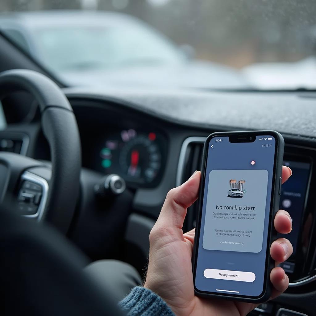 Volvo On Call App: Starten der Standheizung am Smartphone