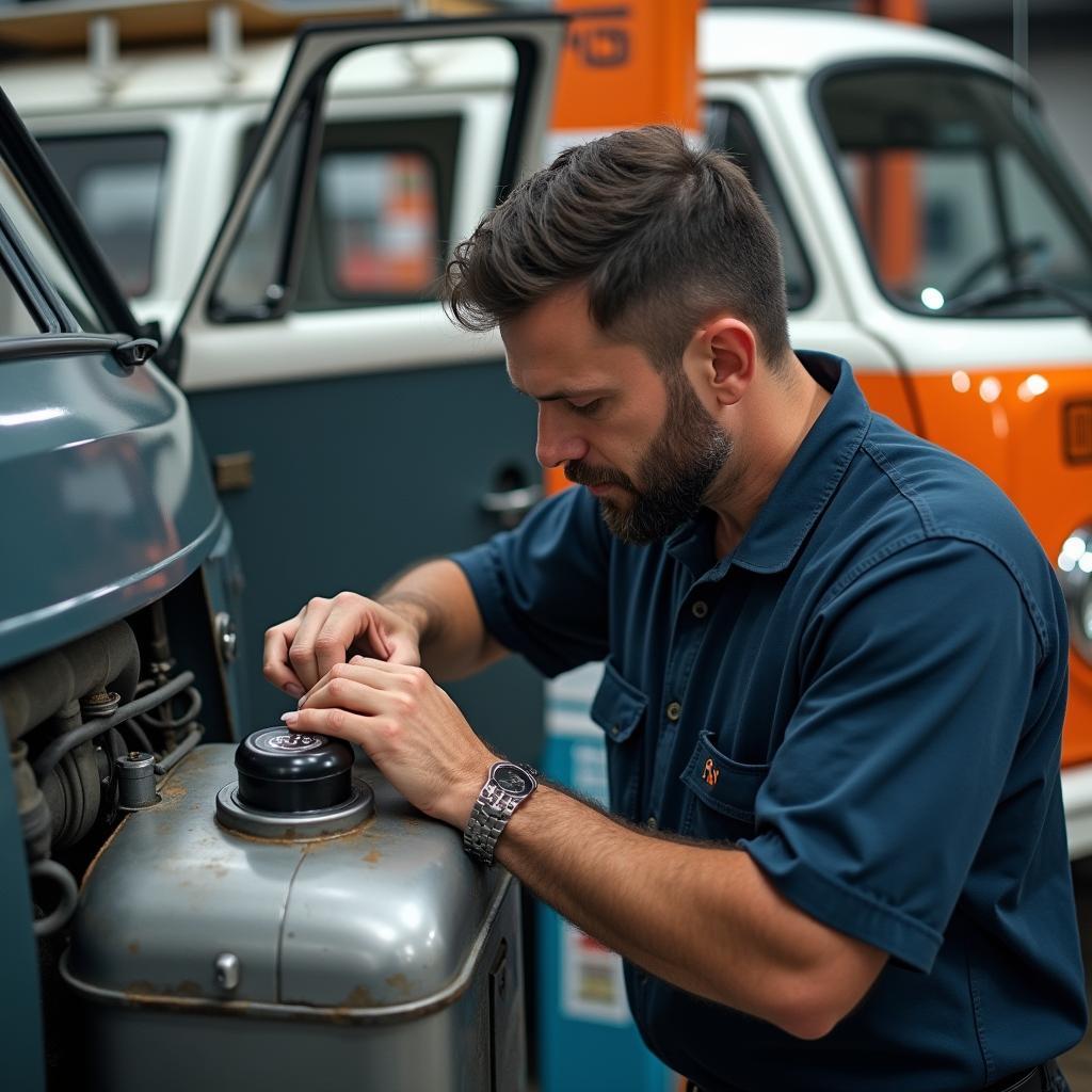 Manutenzione del serbatoio VW T5