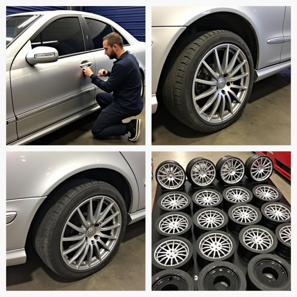 Service pour jantes AMG W203