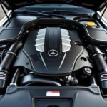 Motor des W221 S65 AMG