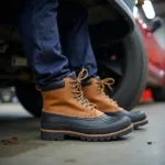 Wasserdichte Winterstiefel für Kfz-Mechaniker