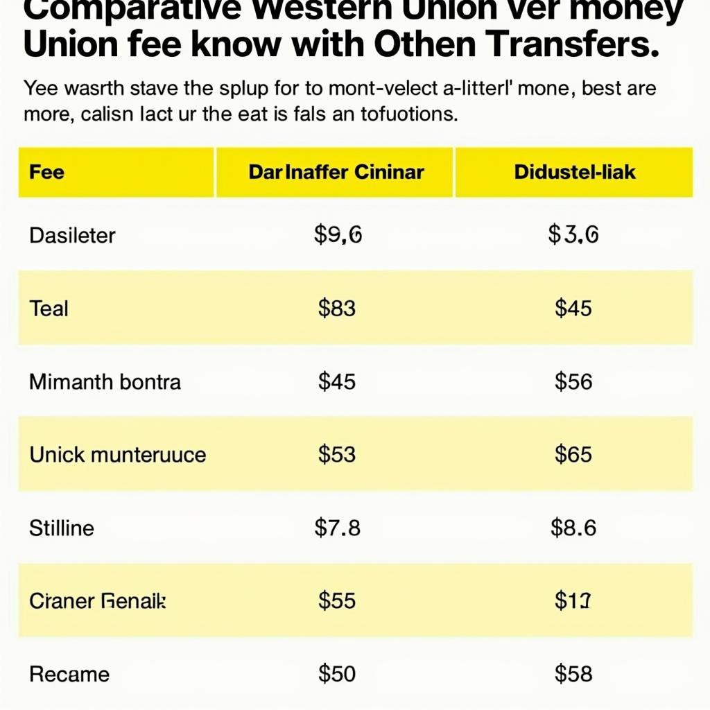 Western Union Gebührenvergleich