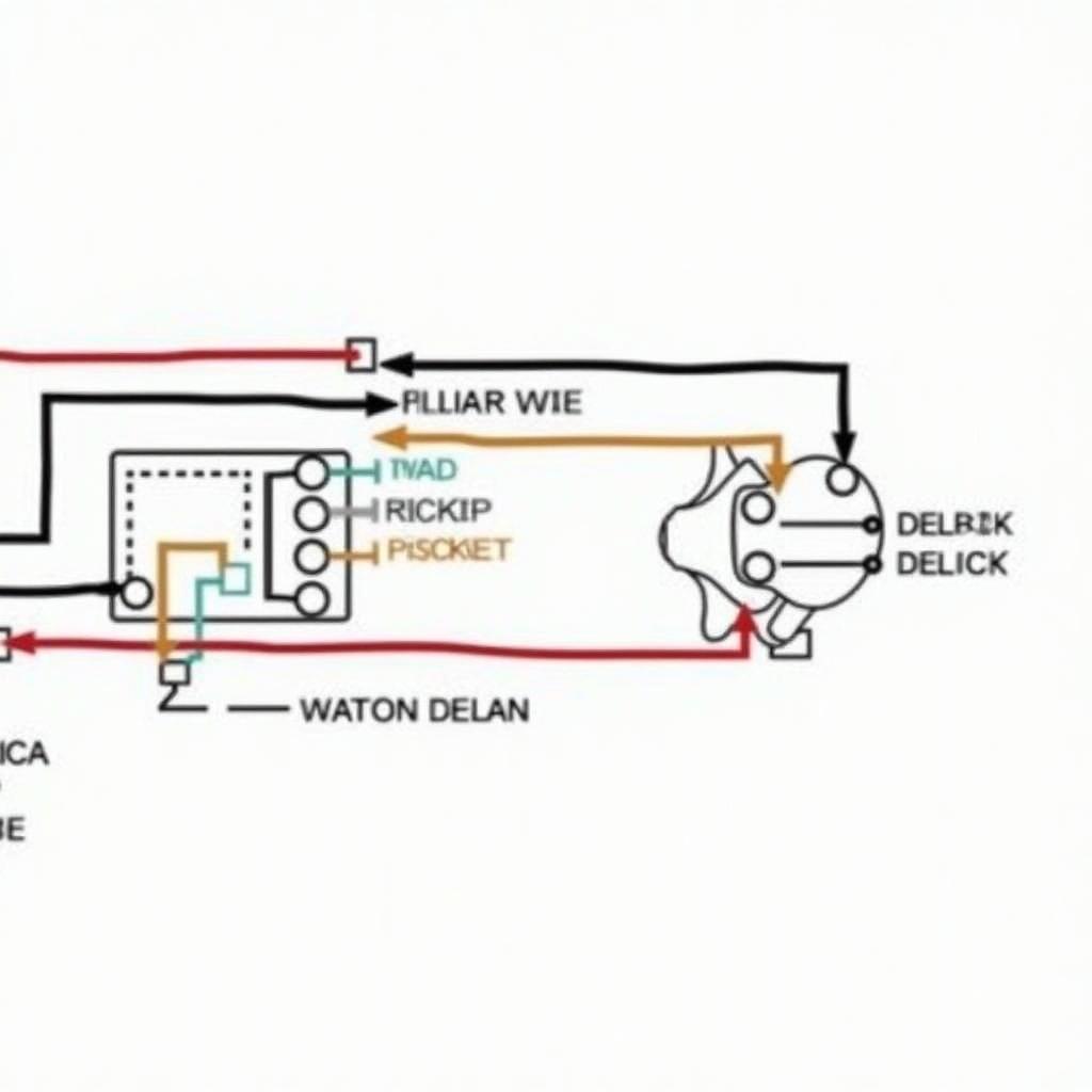 Beispiel eines Westfalia Anhängerkupplung Elektrosatz Schaltplans