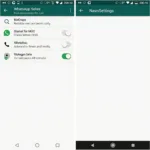 WhatsApp Benachrichtigungseinstellungen überprüfen: Screenshot der WhatsApp-Benachrichtigungseinstellungen, die zeigen, wie man Benachrichtigungen für Nachrichten und Anrufe aktiviert.