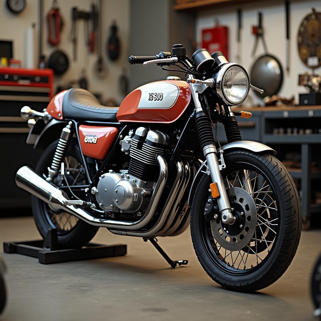 Riparazione Yamaha XS 500 in Officina