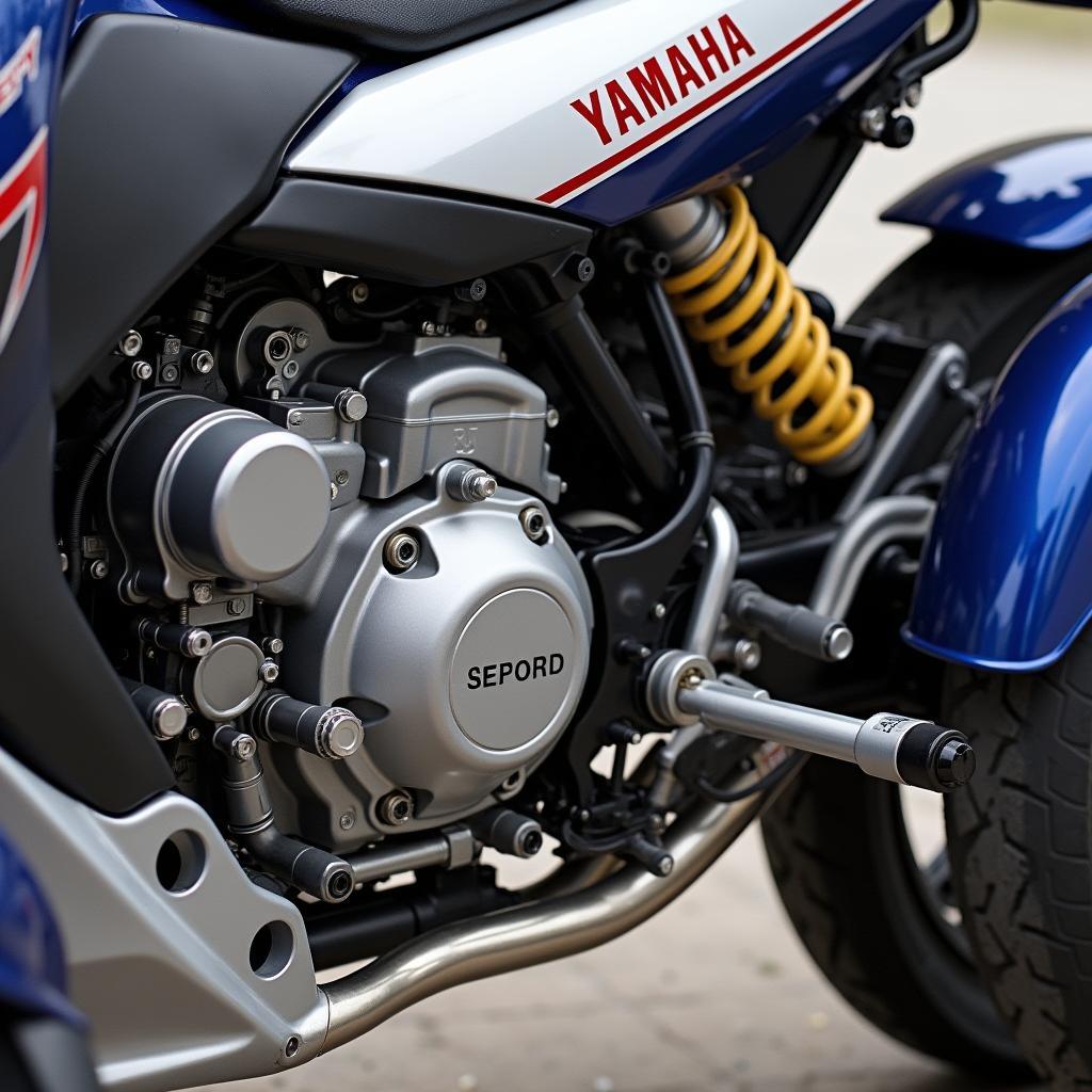 Yamaha Dreirad Motorrad Technik