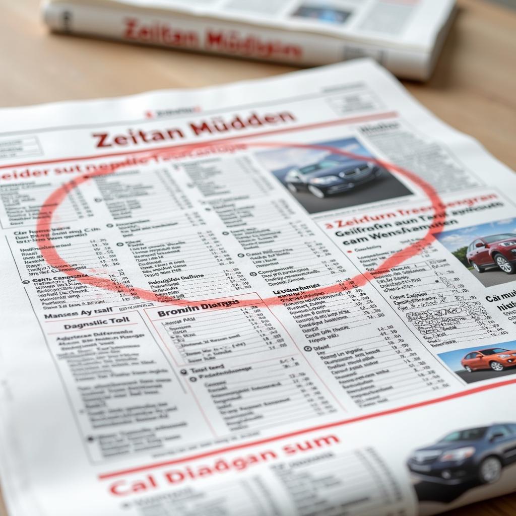 Lokale Kleinanzeigen in der Zeitung Hann. Münden für Autoreparaturdienste und Diagnosegeräte.