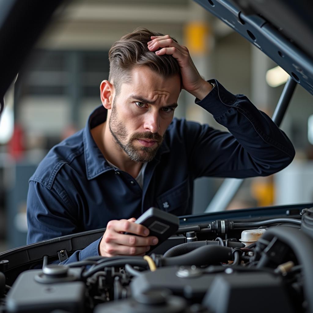 Zicken Insekt: Fehlersuche in der Autowerkstatt