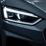 Nahaufnahme Audi A5 LED Scheinwerfer Design