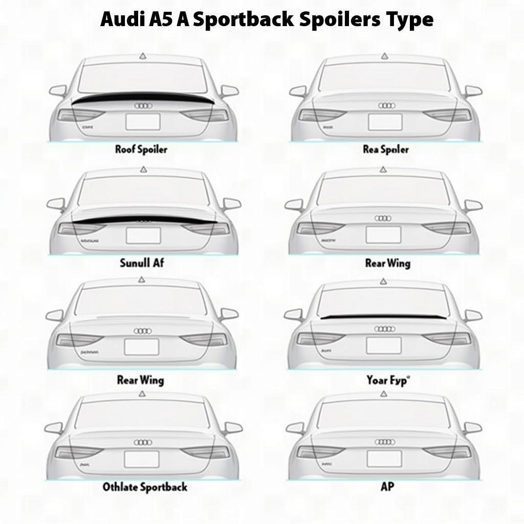 Audi A5 Sportback Heckspoiler: Verschiedene Typen