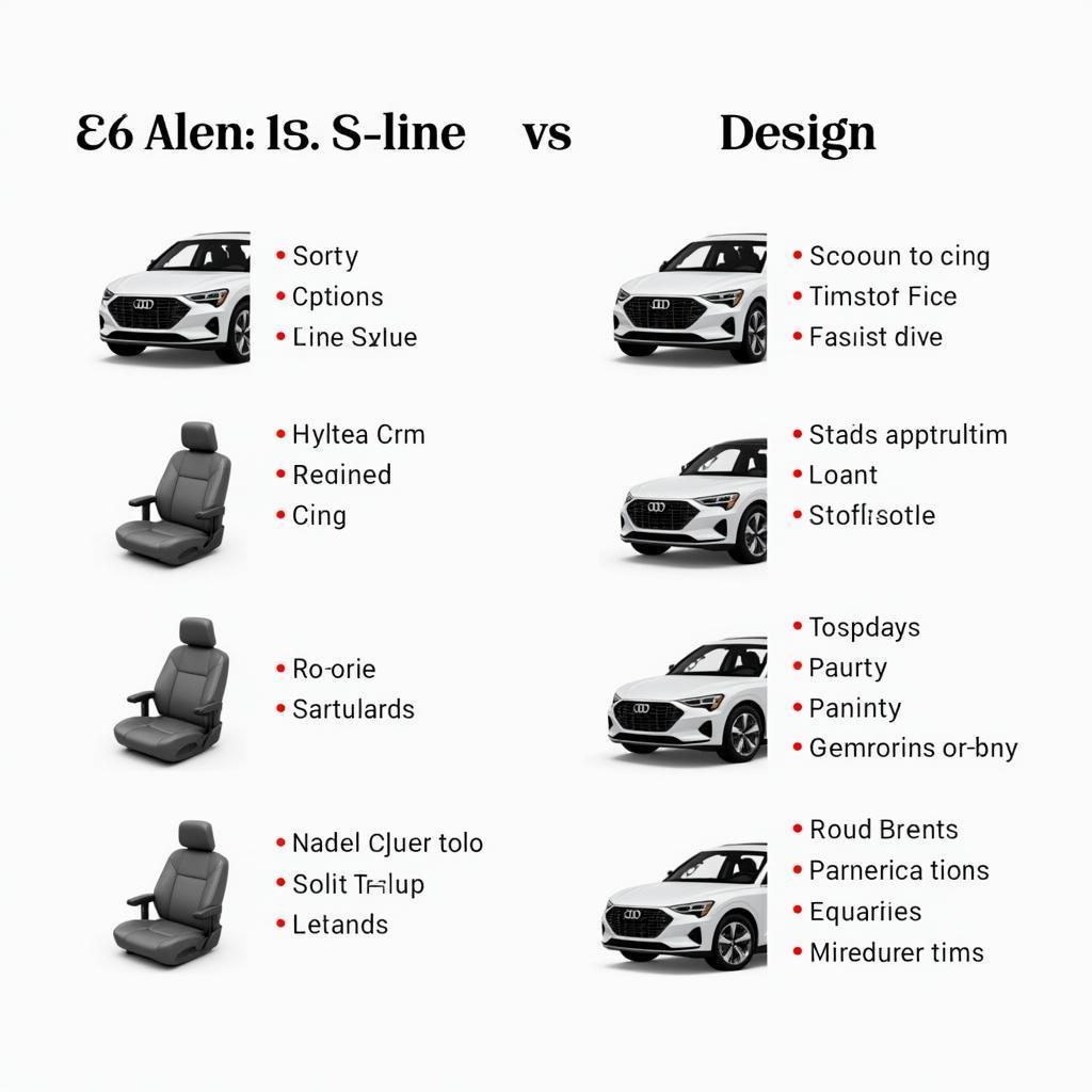 Comparing Audi Q4 e-tron lease trim options: S line vs. Design Package.