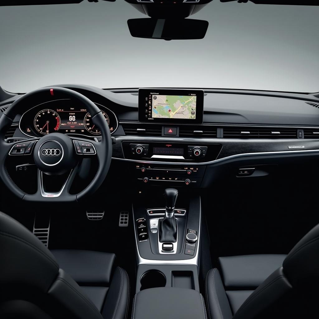 Audi S4 TDI Innenraum mit Virtual Cockpit und MMI Navigation plus