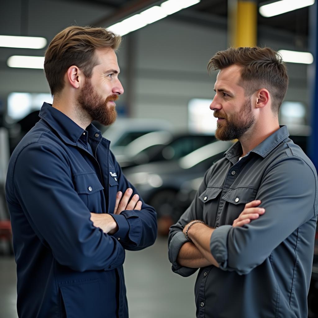 Finanzierung der Autoreparatur: Gespräch mit der Werkstatt