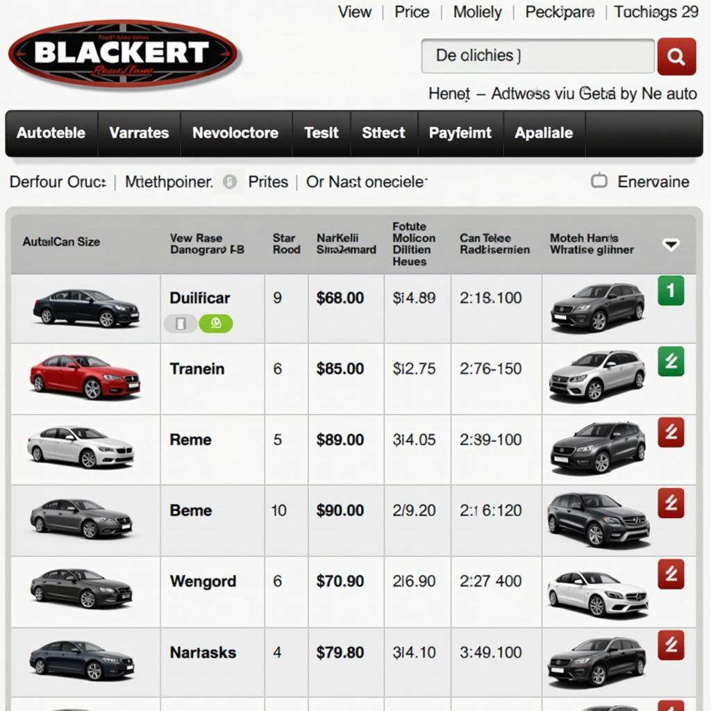 Online-Suche nach Autoteilen auf der Webseite von Autoteile Blackert.