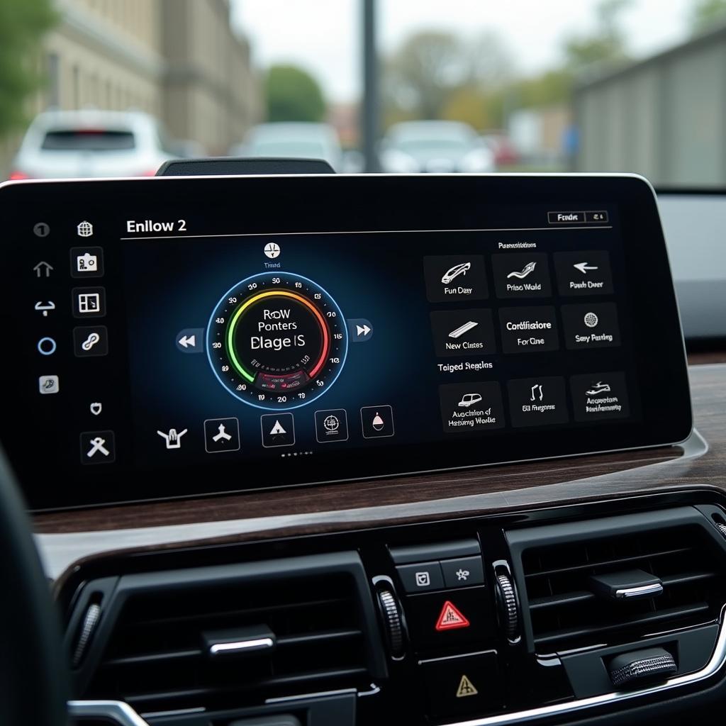 Modernes Infotainmentsystem im BMW 2er Gran Coupé 2024: Übersichtliche Darstellung der Funktionen und intuitive Bedienung.