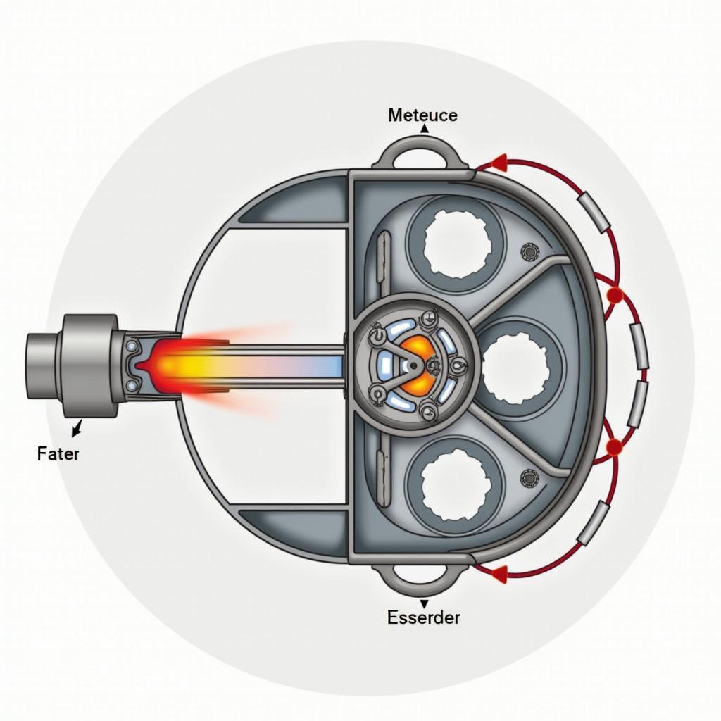 Flowforming-Herstellungsprozess: Eine Felge wird unter hohem Druck und Hitze über einen rotierenden Zylinder geformt.