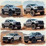 Ford Ranger Amerika Offroad:  Der amerikanische Pickup meistert jedes Gelände.