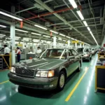 Produktion des Lexus LS 400 in Japan