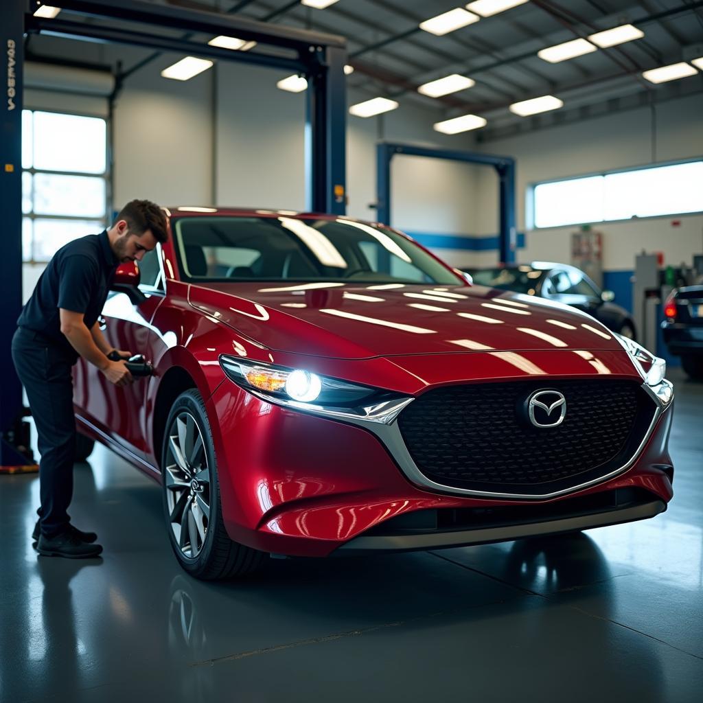 Mazda 3 service: Regelmæssigt eftersyn