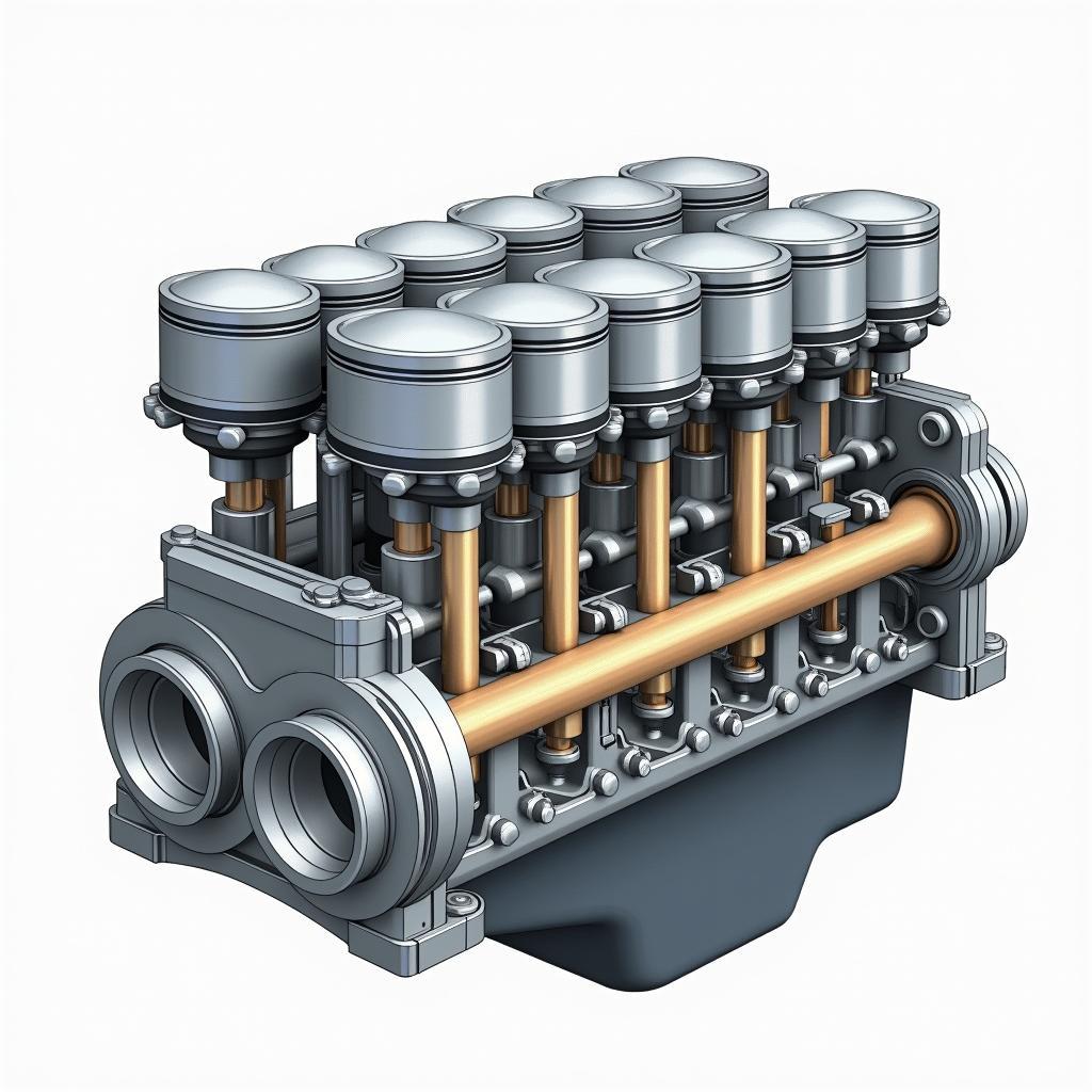 Motor Kolben Hubraum im Detail