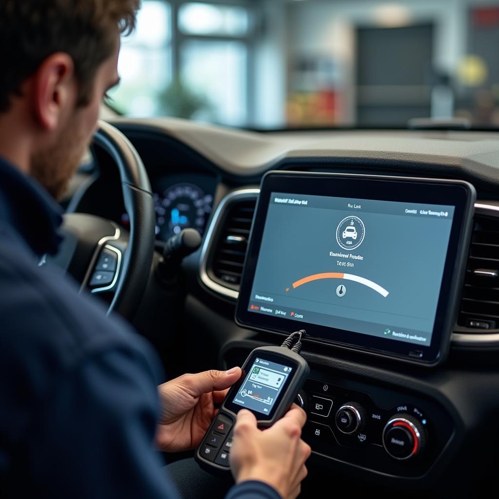 Renault R-Link Update Prozess in der Werkstatt