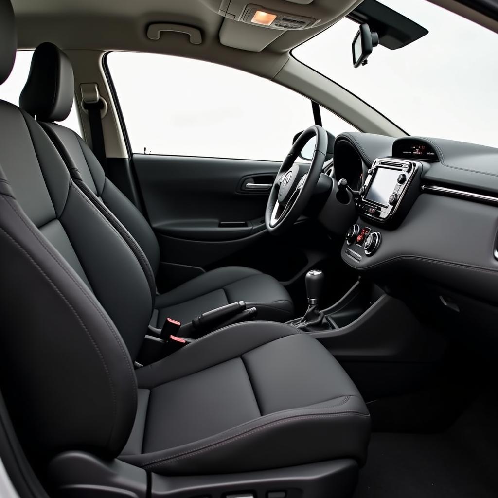 Toyota Yaris Comfort Innenraum: Komfortable Sitze, modernes Multimediasystem und weitere Annehmlichkeiten.