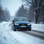 Winterreifen Audi A1 Sportback Bremsweg Schnee